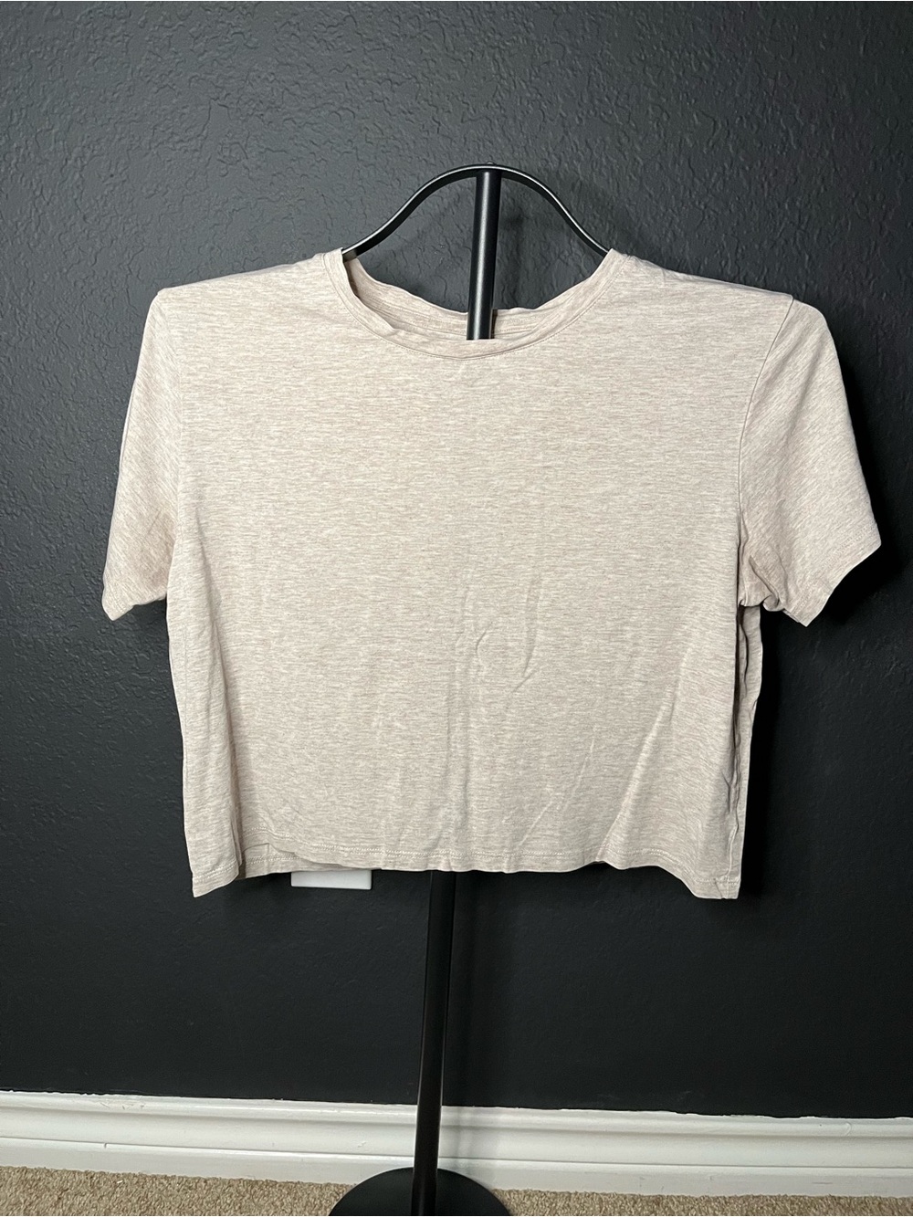 girlfriend collective Heather TAN Short Sleeve Tee